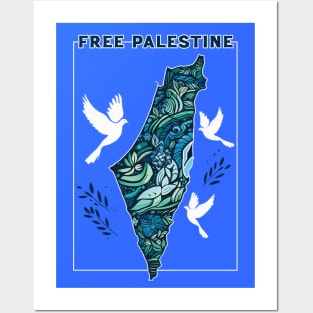 Free Palestine Posters and Art